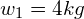 w_1=4kg